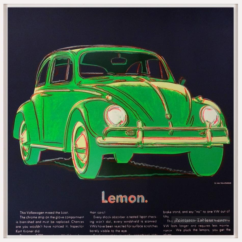Volkswagen green Andy Warhol Oil Paintings